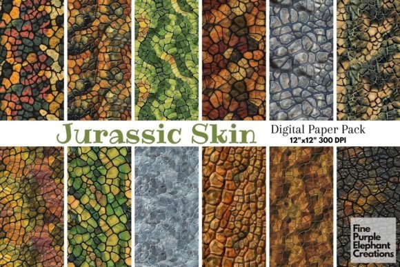 Dinosaur Skin: Elevate Your Digital Scrapbook Projects