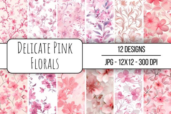 Elevate Your Creative Projects with Delicate Pink Florals: A Comprehensive Guide to High-Quality Digital Backgrounds