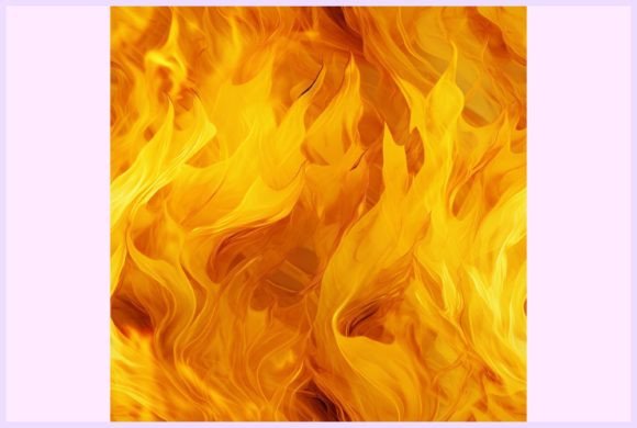 Fire Texture Seamless Pattern